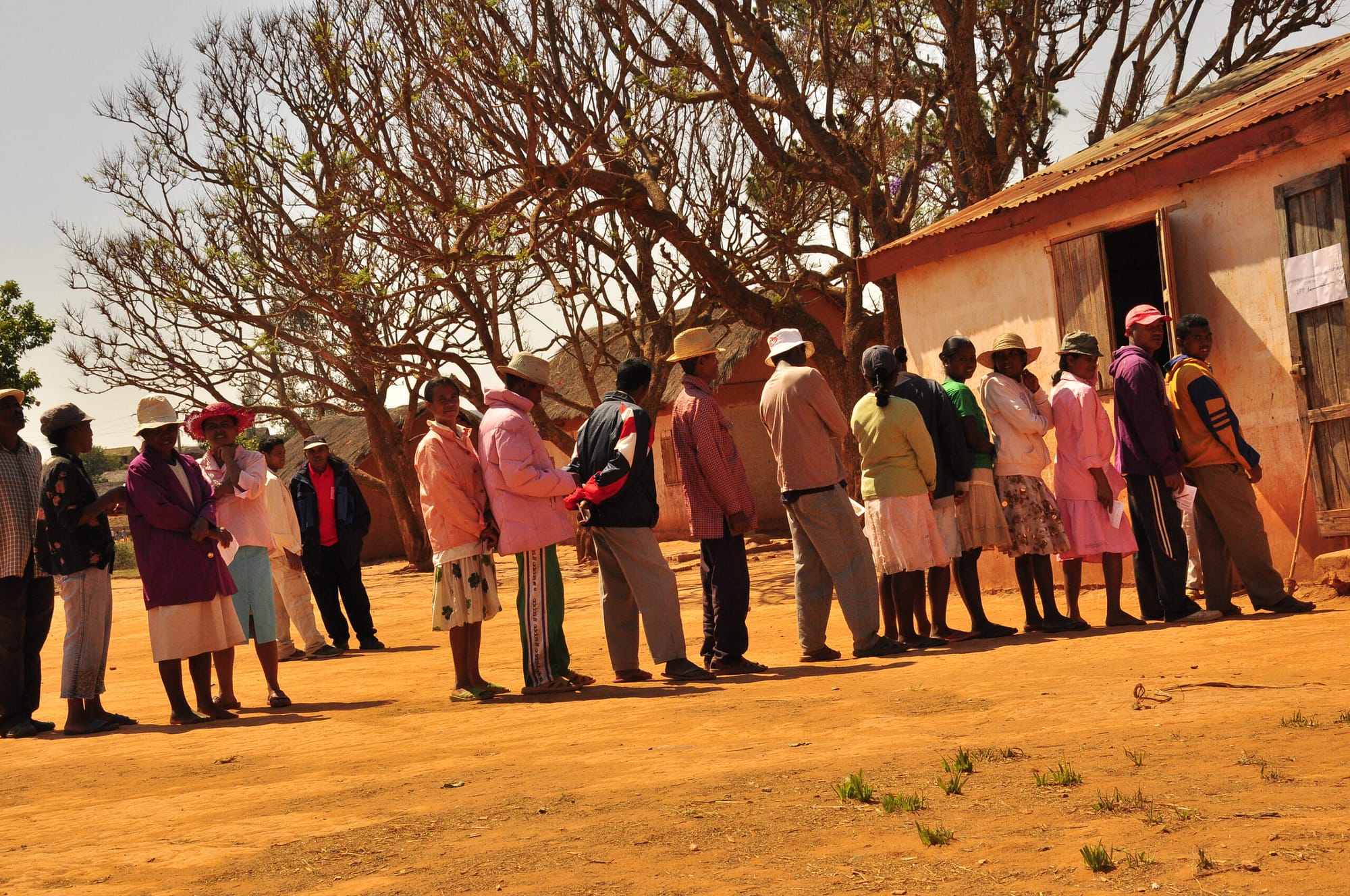 Madagascar election queue
