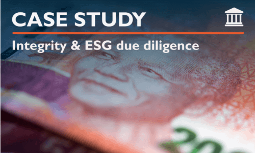 Due diligence and sector assessment of South Africa’s banking sector