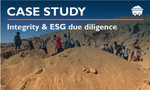 Conflict mineral supply chain due diligence and traceability assessment